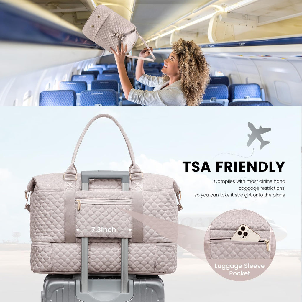 LOVEVOOK All-in-One Duffle: Travel & Gym Ready - Luggage Travel Bags by Handbags Specialist Headquarter | Available at Handbags Specialist Headquarter