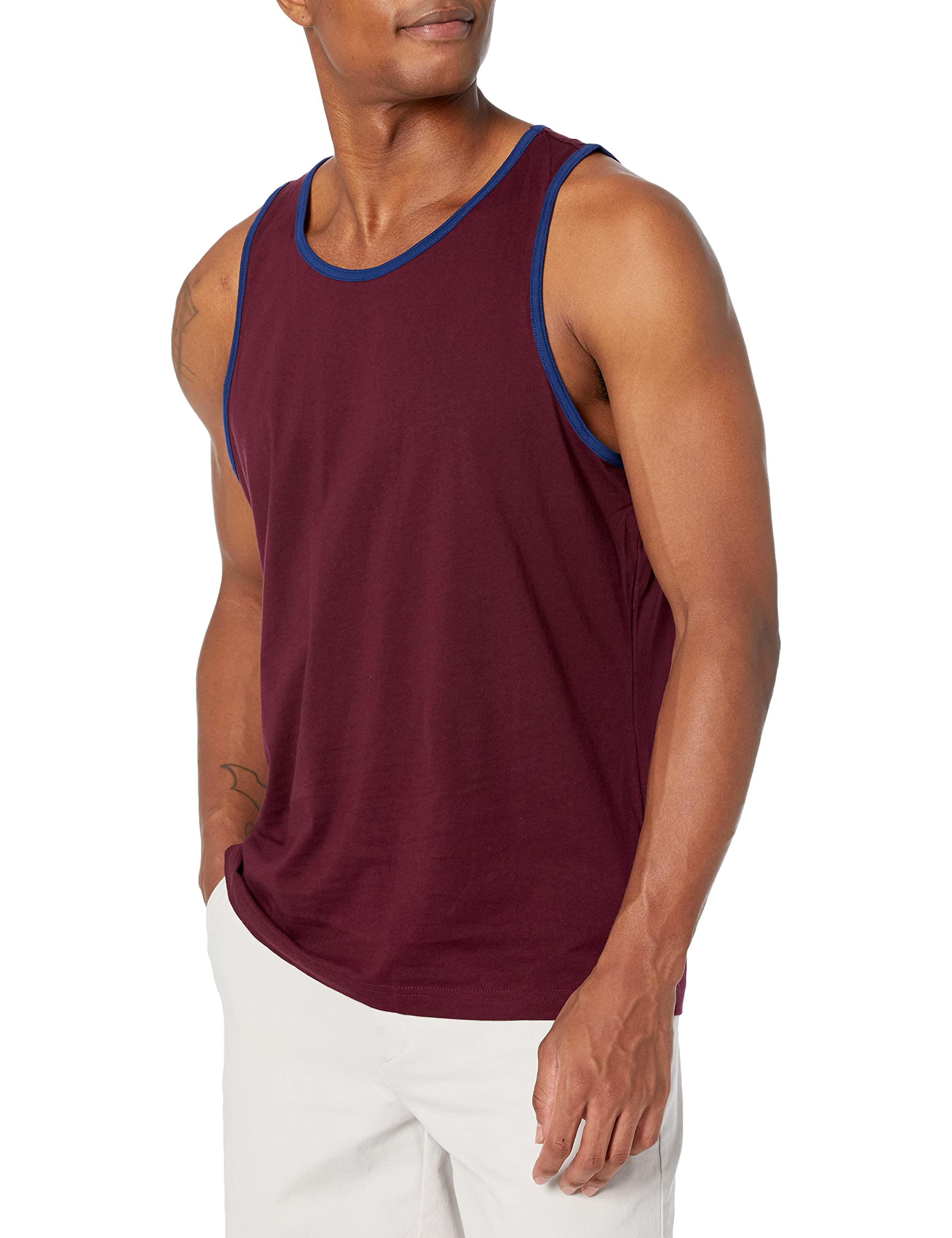 Essentials Men's Regular-Fit Sleeveless Tank Top