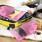 Clear View Travel Shoe Bags - 12 Pack -  by Handbags Specialist Headquarter | Available at Handbags Specialist Headquarter