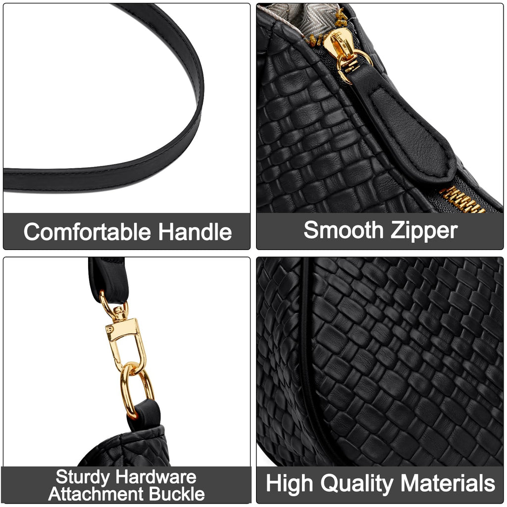Retro Chic Hobo Bag - Cute Underarm Purse - Shoulder Bags by Handbags Specialist Headquarter | Available at Handbags Specialist Headquarter