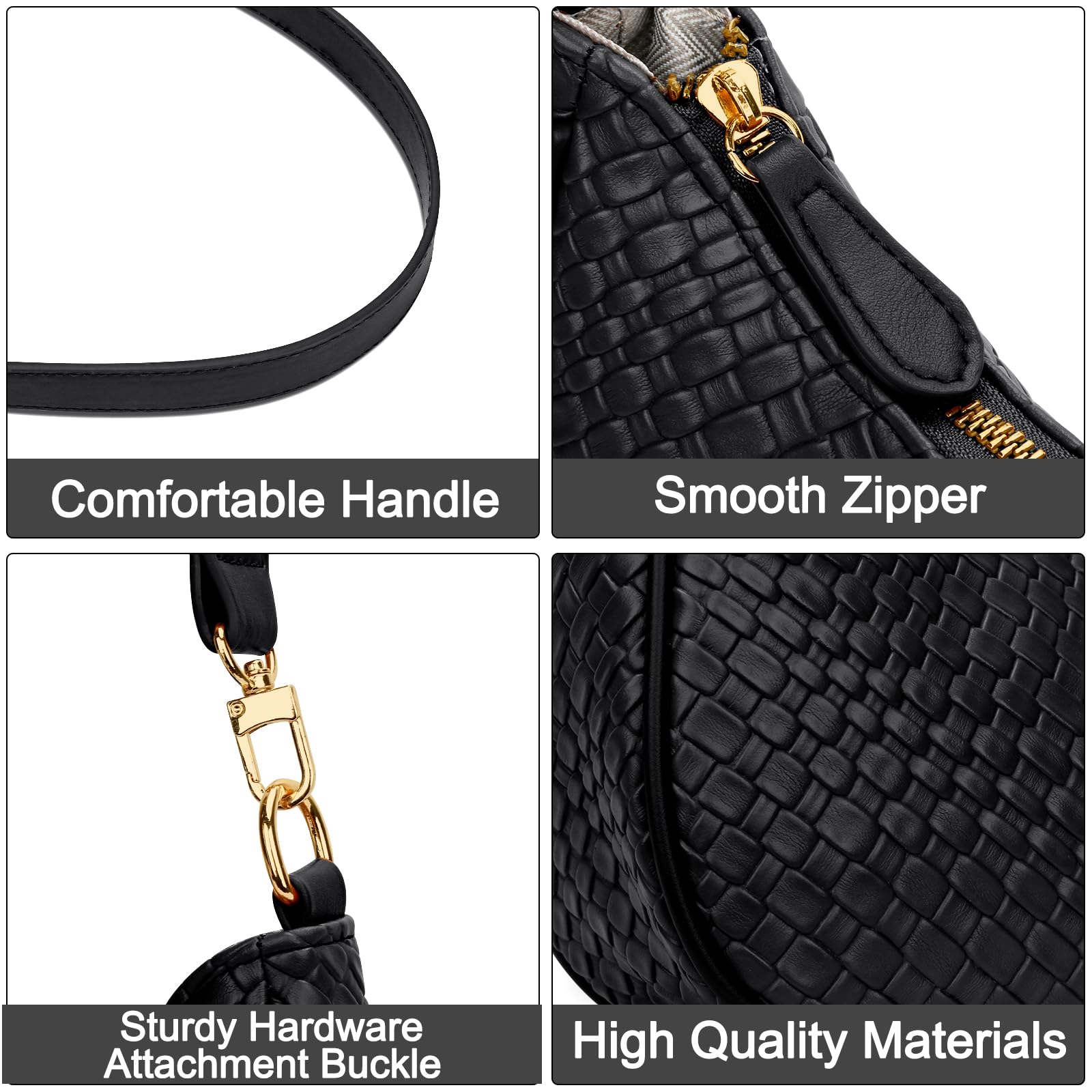 Retro Chic Hobo Bag - Cute Underarm Purse - Shoulder Bags by Handbags Specialist Headquarter | Available at Handbags Specialist Headquarter