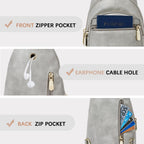 BOSTANTEN Chic Leather Crossbody Sling Bag -  by Handbags Specialist Headquarter | Available at Handbags Specialist Headquarter