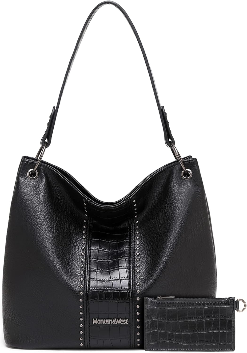 West Zip Hobo Purse - Crossbody Bags by Handbags Specialist Headquarter | Available at Handbags Specialist Headquarter