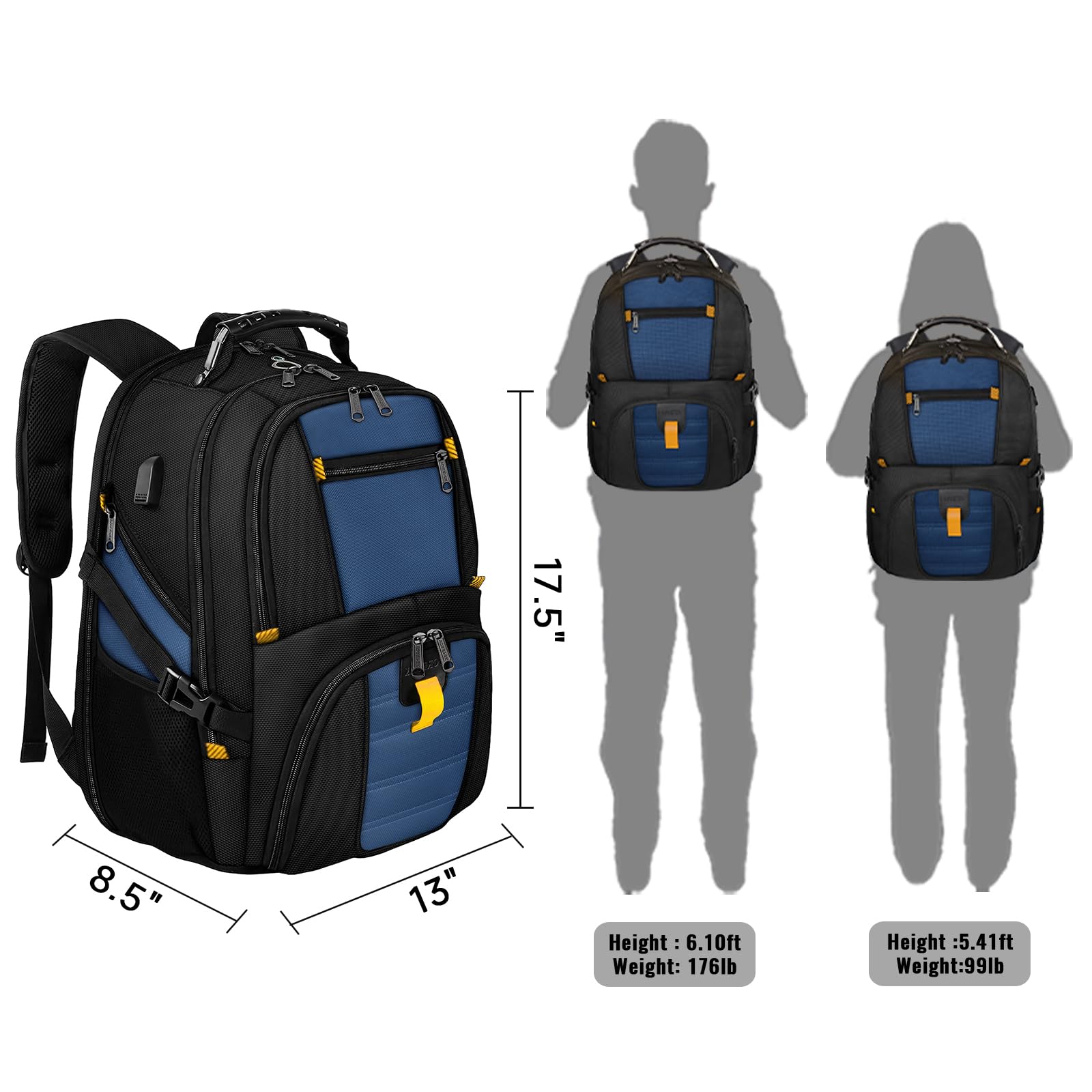 AirTech 50L Travel Backpack - Backpack Bags by Handbags Specialist Headquarter | Available at Handbags Specialist Headquarter