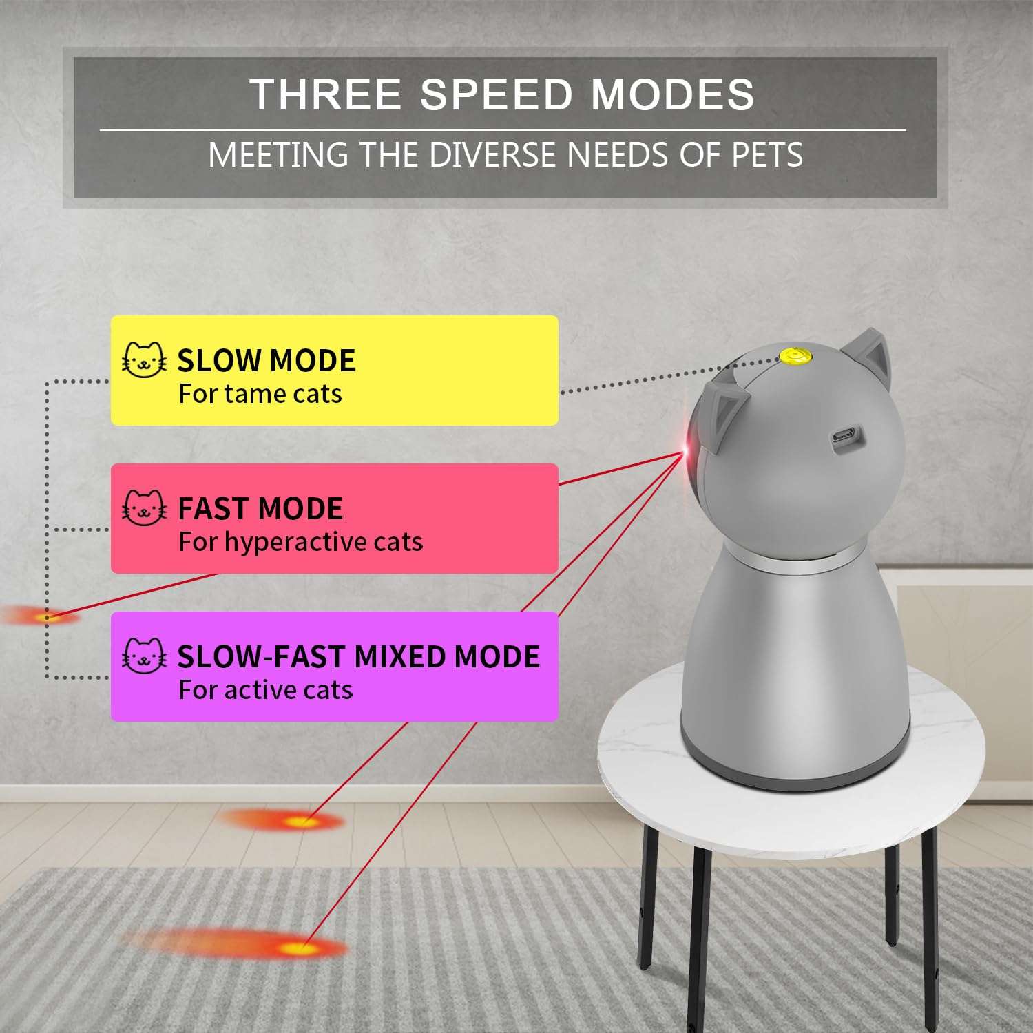 MovePurr Laser Toy - Pet Supplies by Handbags Specialist Headquarter | Available at Handbags Specialist Headquarter