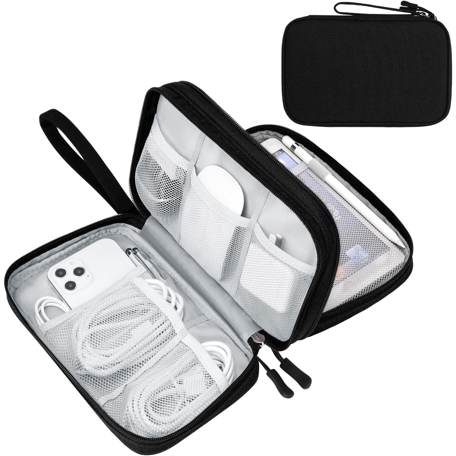 FYY All-in-One Travel Cable Organizer Pouch -  by Handbags Specialist Headquarter | Available at Handbags Specialist Headquarter