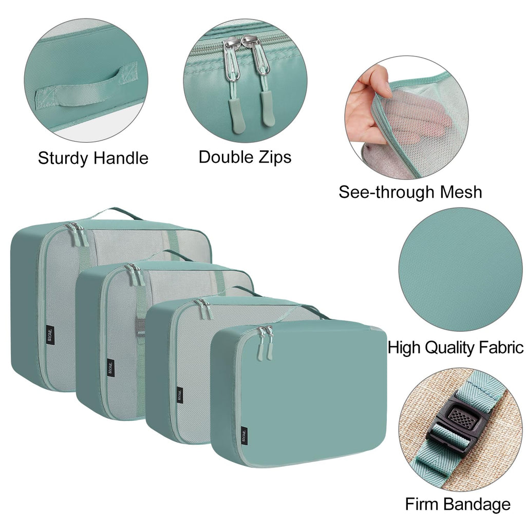 TravelMate 8-Piece Packing Cubes - Luggage Travel Bags by Handbags Specialist Headquarter | Available at Handbags Specialist Headquarter