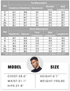 COOFANDY Men's 2 Piece Polo Shirt & Shorts Set