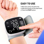 OklarHome Wrist BP Monitor: Rechargeable, Voice, LED -  by Handbags Specialist Headquarter | Available at Handbags Specialist Headquarter