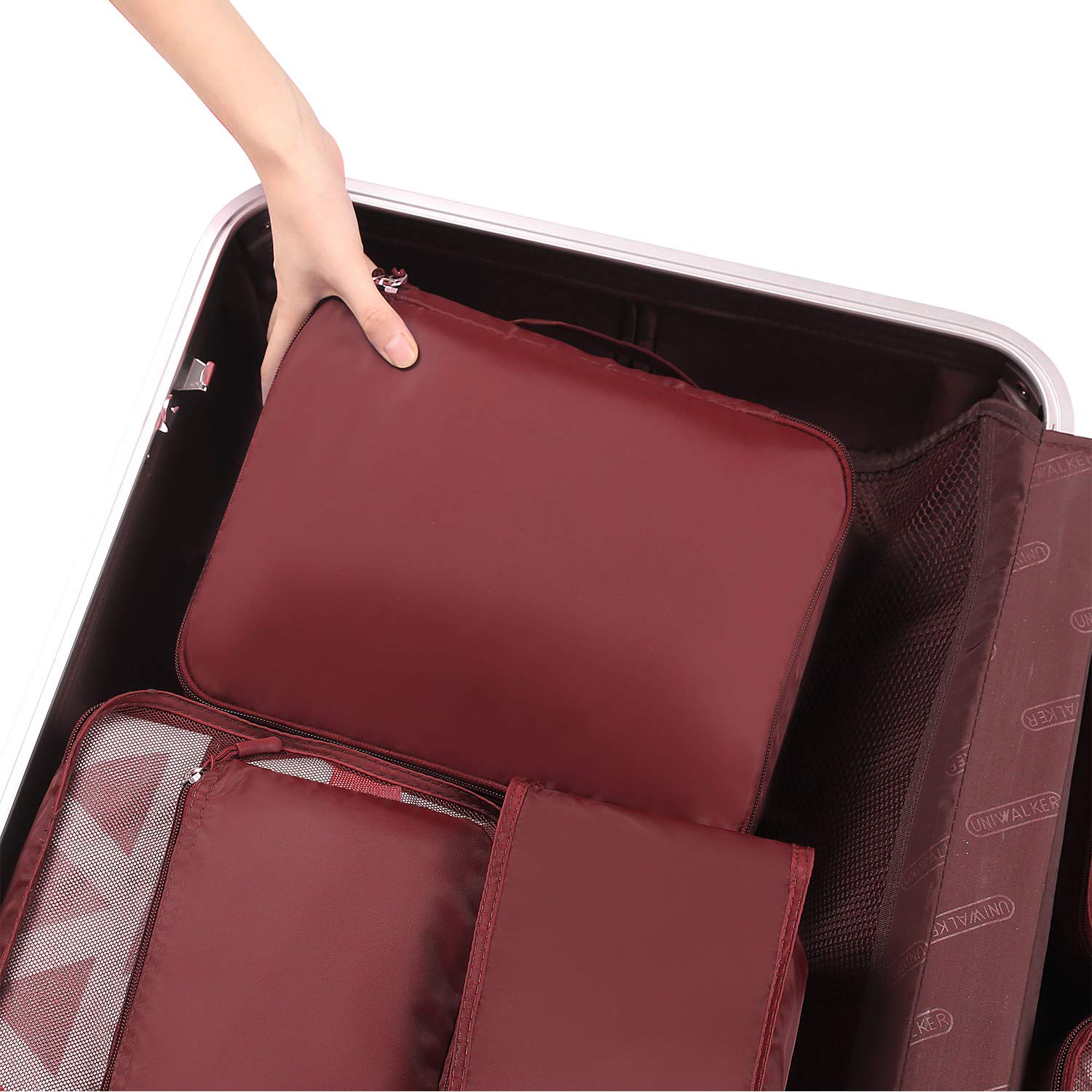 TravelMate 8-Piece Packing Cubes - Luggage Travel Bags by Handbags Specialist Headquarter | Available at Handbags Specialist Headquarter