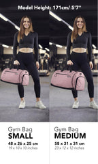 Fitgriff® Gym Bag with Shoe & Wet Compartment