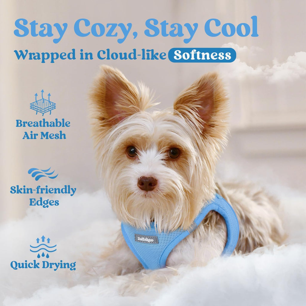 BunnyStep: Reflective Mesh Harness for Small Dogs -  by Handbags Specialist Headquarter | Available at Handbags Specialist Headquarter