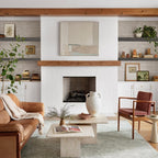 Rustic Farmhouse Shelves (008-40BN) - Decor by Handbags Specialist Headquarter | Available at Handbags Specialist Headquarter