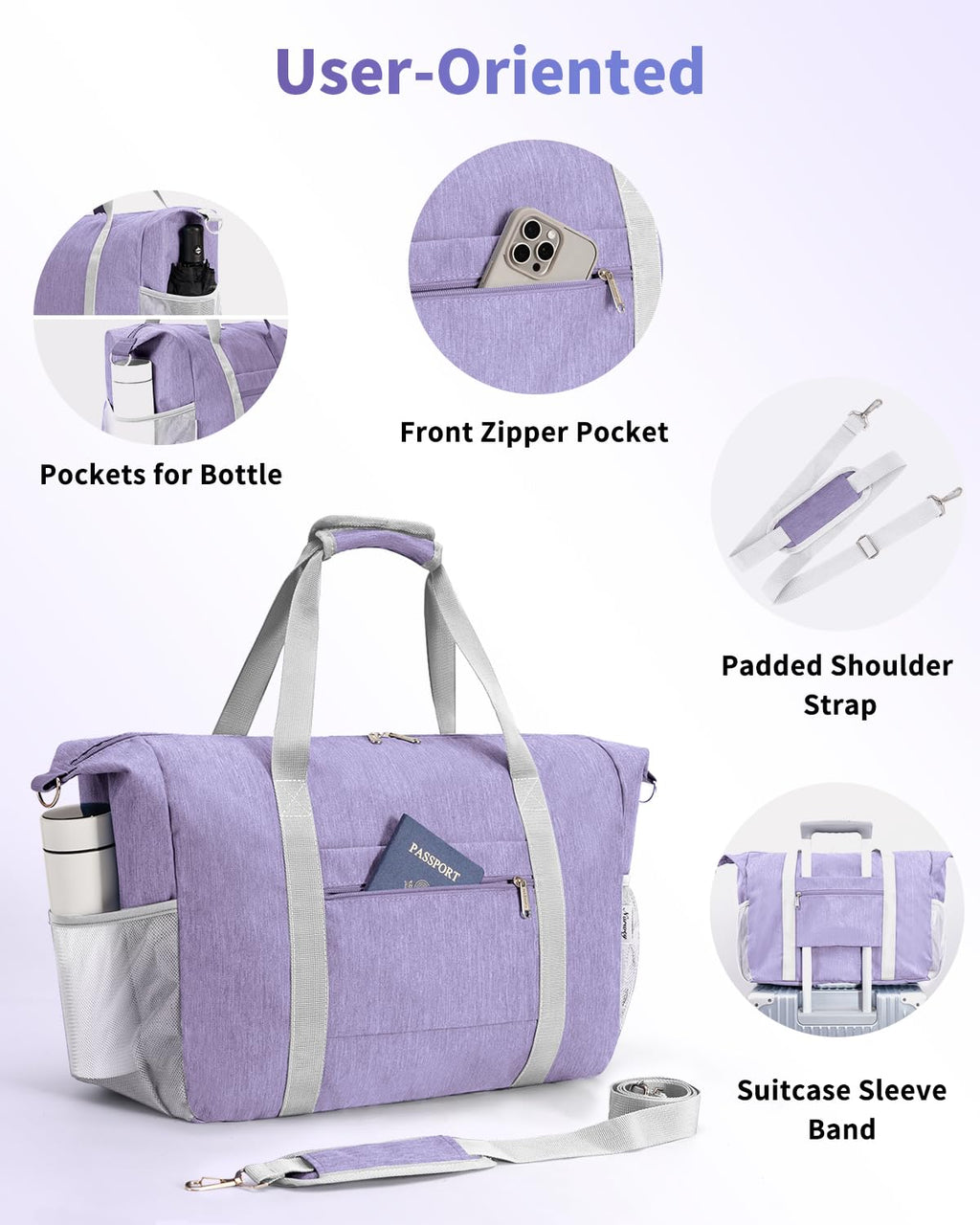 Narwey Air Duffle 22x14x9 - Luggage Travel Bags by Handbags Specialist Headquarter | Available at Handbags Specialist Headquarter