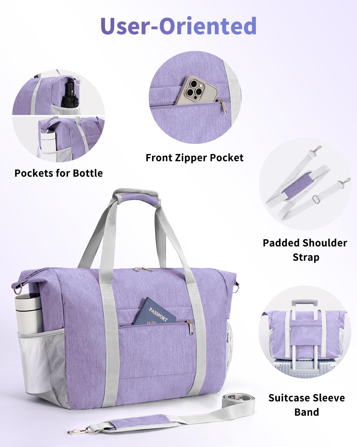 Narwey Air Duffle 22x14x9 - Luggage Travel Bags by Handbags Specialist Headquarter | Available at Handbags Specialist Headquarter