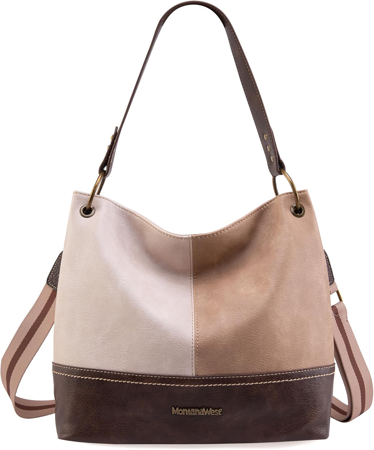West Zip Hobo Purse - Crossbody Bags by Handbags Specialist Headquarter | Available at Handbags Specialist Headquarter