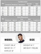 COOFANDY Men's 2 Piece Polo Shirt & Shorts Set