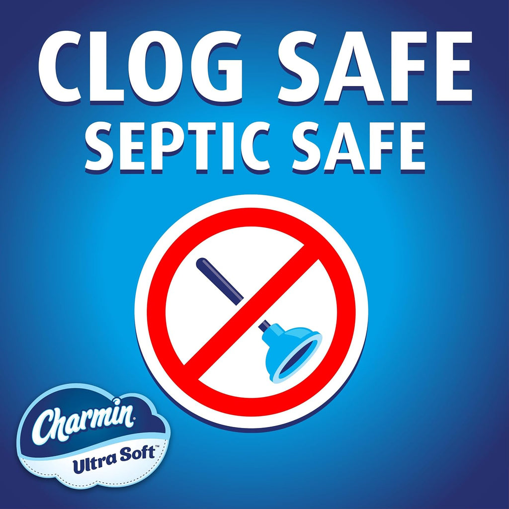 Charmin Cloud Soft: 6 Mega = 24 Regular Rolls - Toilet Paper by Handbags Specialist Headquarter | Available at Handbags Specialist Headquarter