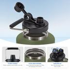 HydraGuard 128oz: Dual-Vacuum Stainless Water Jug - Water Bottles by Handbags Specialist Headquarter | Available at Handbags Specialist Headquarter