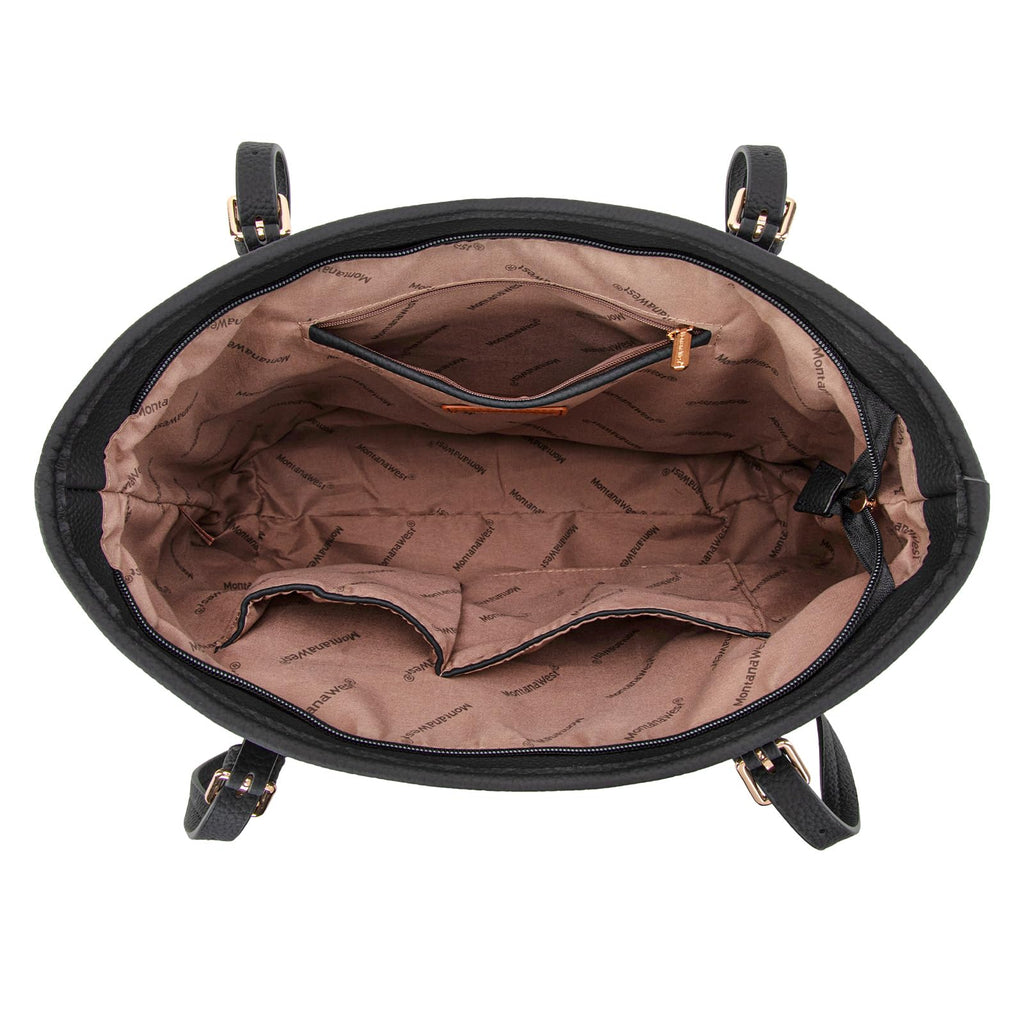 Montana Charm: Vegan Leather Tote & Shoulder Bag