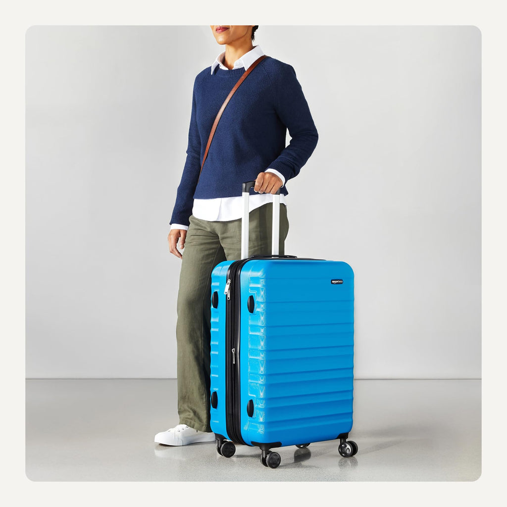 Rose Gold Hardside Carry-On - Luggage Travel Bags by Handbags Specialist Headquarter | Available at Handbags Specialist Headquarter