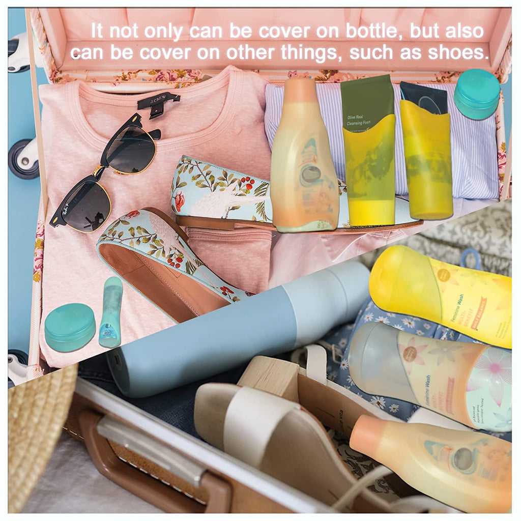 TravelGuard Silicone Bottle Covers: Leak-Proof Essentials -  by Handbags Specialist Headquarter | Available at Handbags Specialist Headquarter