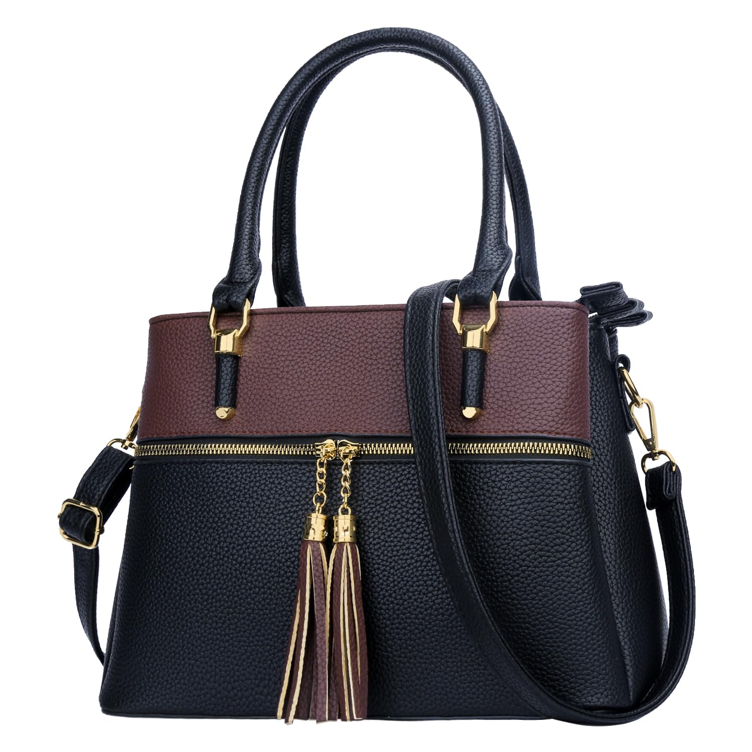 Luxe Leather Satchel & Crossbody Bags -  by Handbags Specialist Headquarter | Available at Handbags Specialist Headquarter