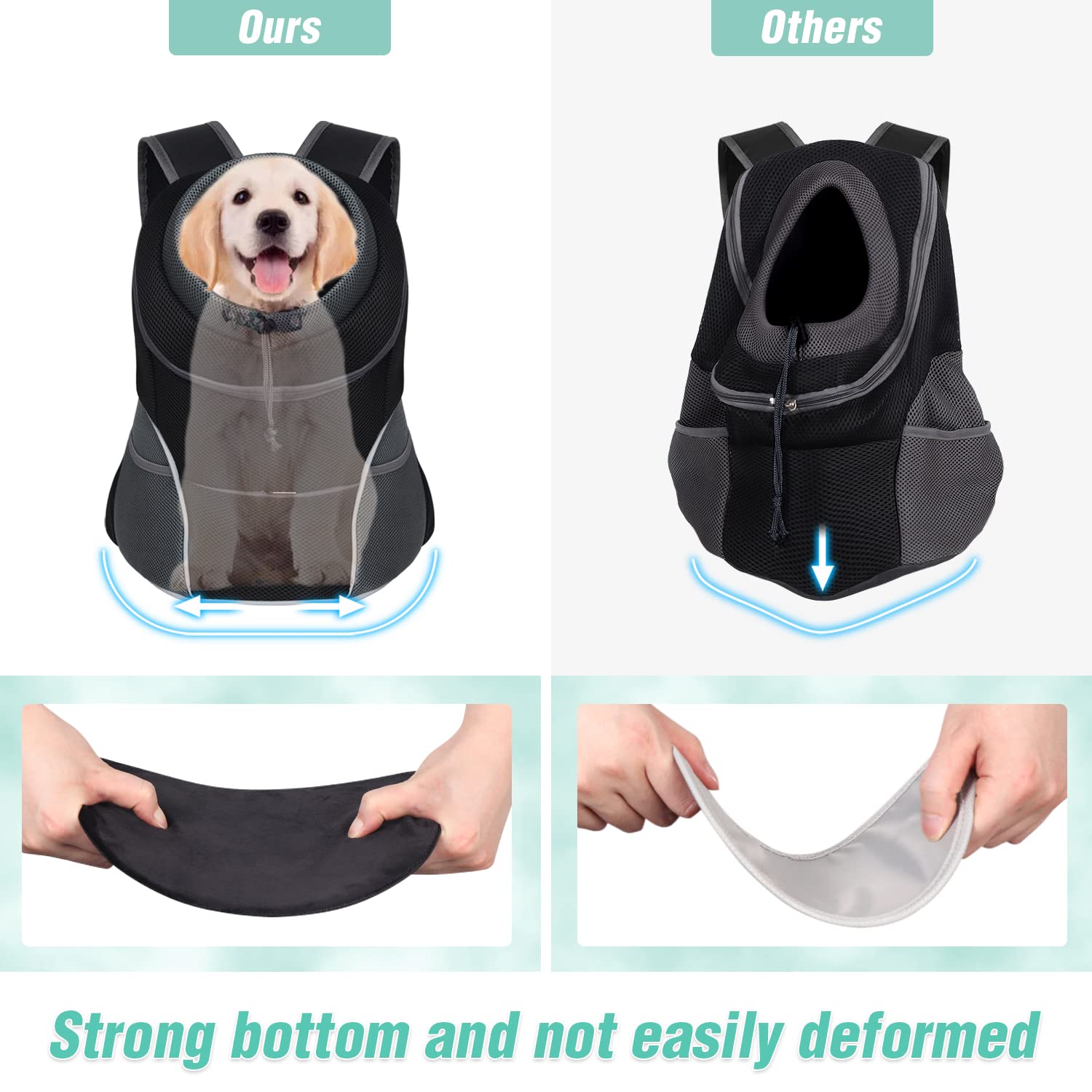 PawVentura: Adjustable Pet Carrier Backpack -  by Handbags Specialist Headquarter | Available at Handbags Specialist Headquarter