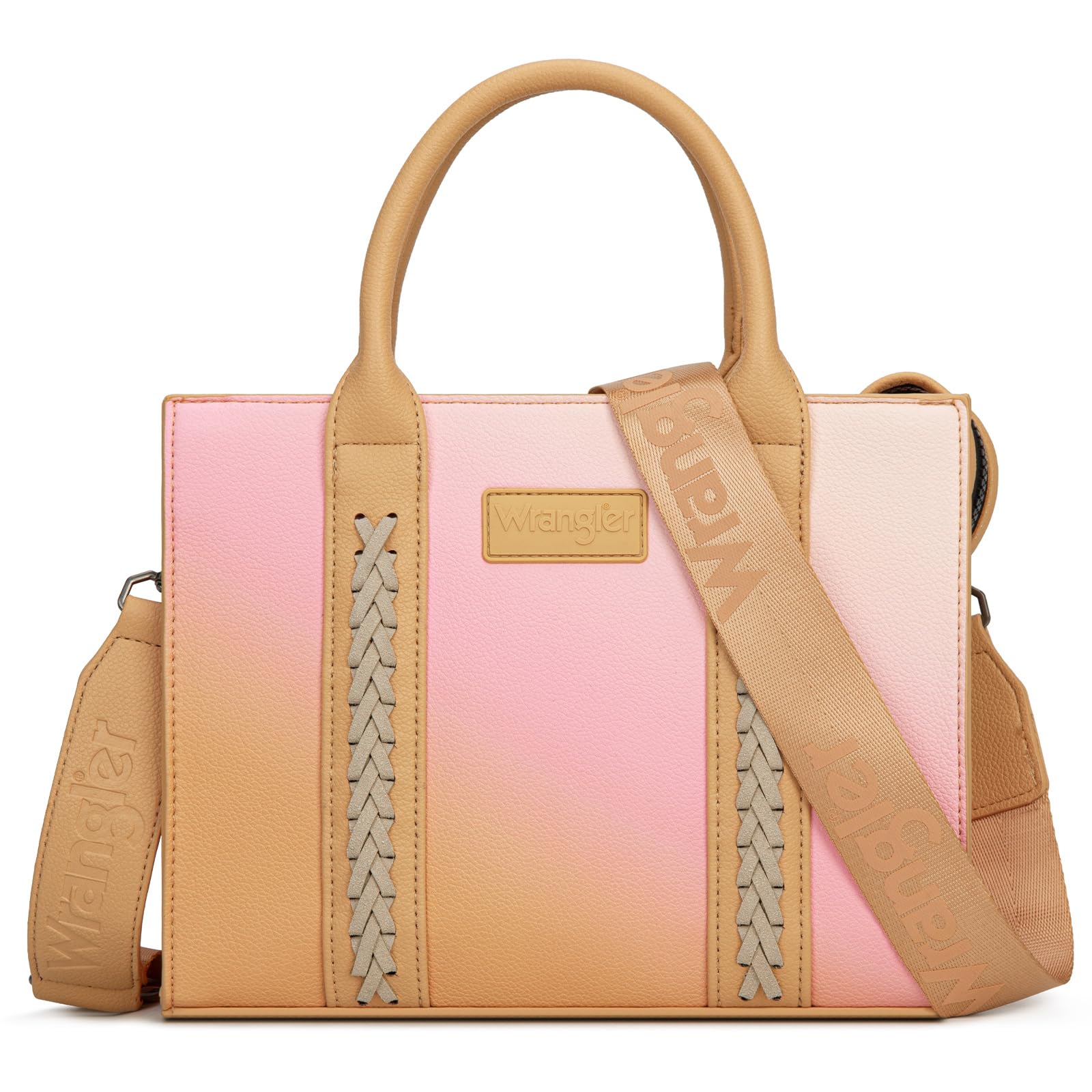 Western Chic Wrangler Tote: Vegan Leather, Versatile Strap