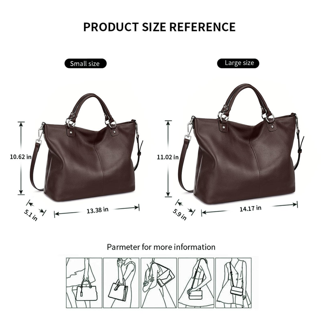 Kattee Women's Leather Tote Bag