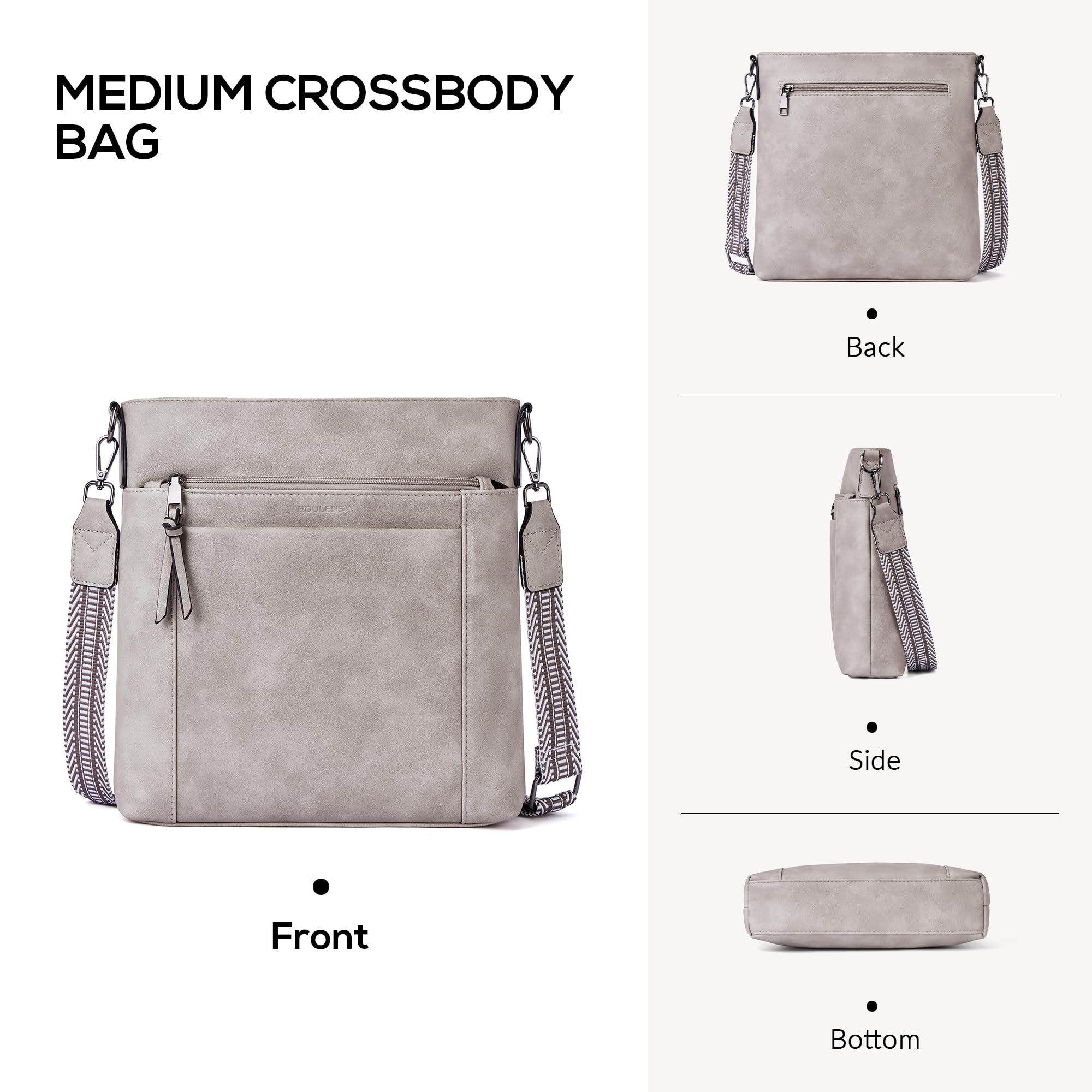 Chic Leather Crossbody with Card Slots for Women -  by Handbags Specialist Headquarter | Available at Handbags Specialist Headquarter