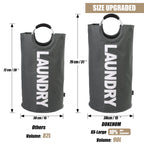 FoldAway Laundry Hamper - Laundry Baskets by Handbags Specialist Headquarter | Available at Handbags Specialist Headquarter