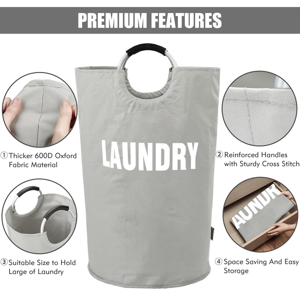 FoldAway Laundry Hamper - Laundry Baskets by Handbags Specialist Headquarter | Available at Handbags Specialist Headquarter