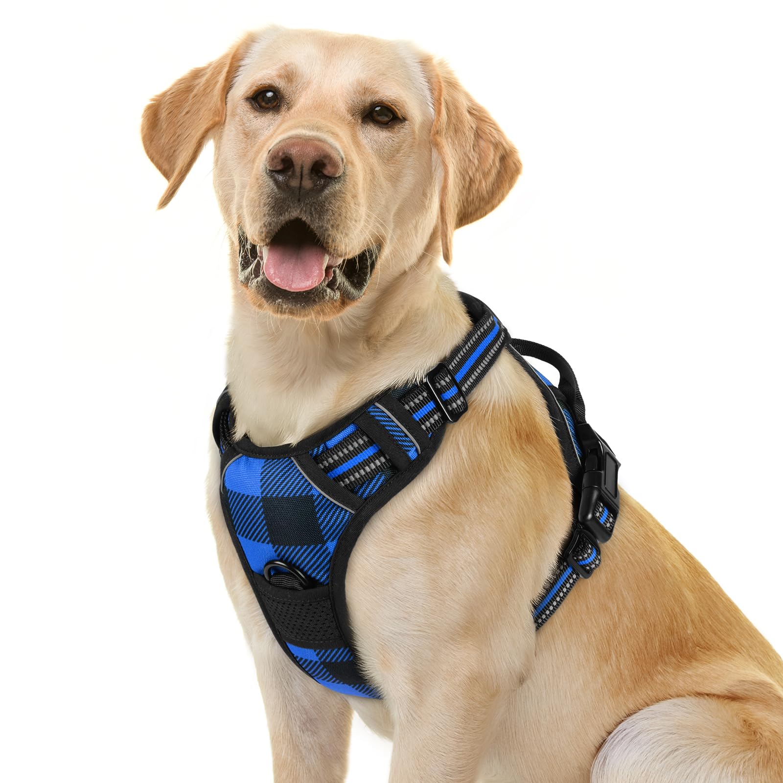 PawGuard No-Pull Reflective Dog Harness - Large Black -  by Handbags Specialist Headquarter | Available at Handbags Specialist Headquarter