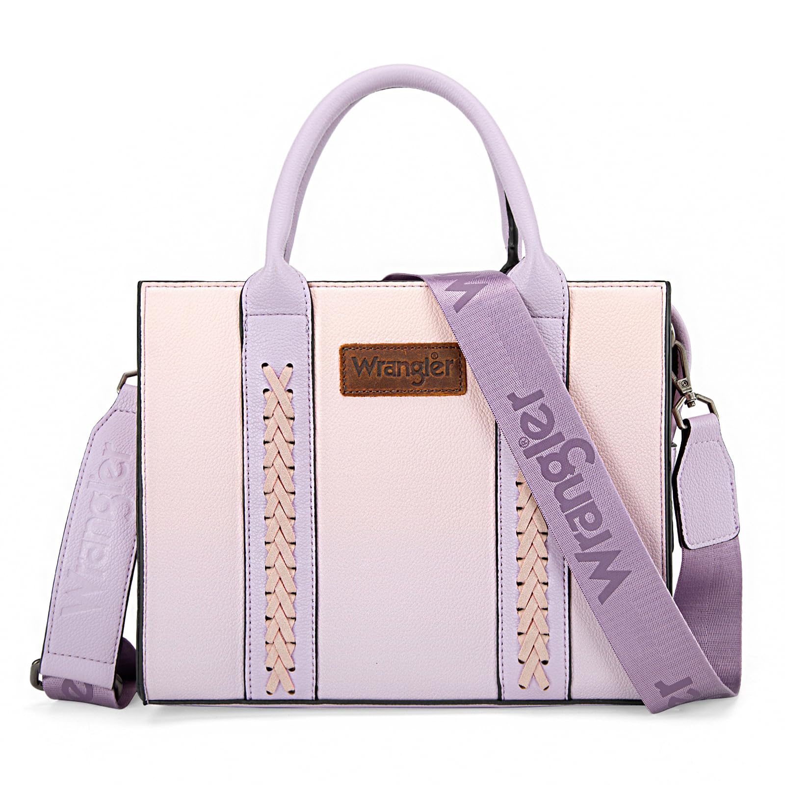 Western Chic Wrangler Tote: Vegan Leather, Versatile Strap