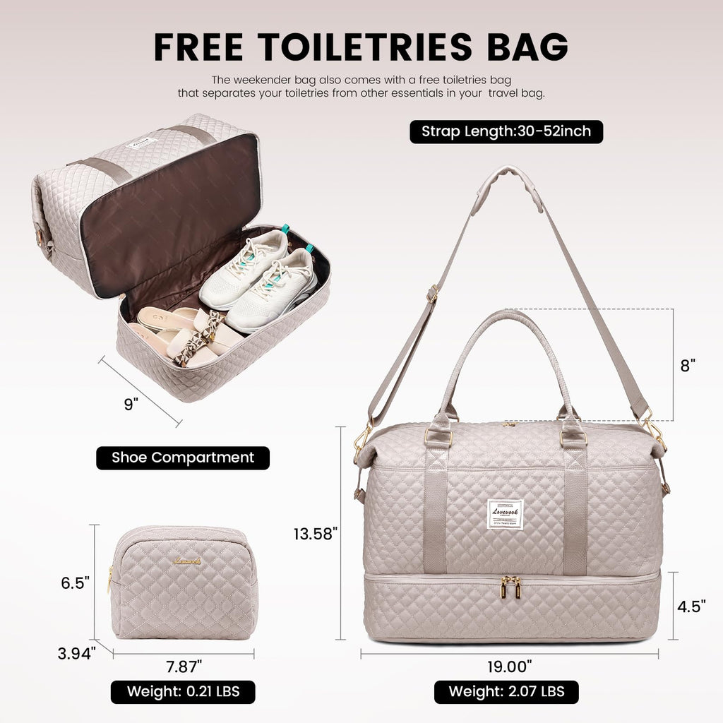 LOVEVOOK All-in-One Duffle: Travel & Gym Ready - Luggage Travel Bags by Handbags Specialist Headquarter | Available at Handbags Specialist Headquarter