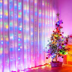 Minetom 300 LED Dimmable Fairy Curtain Lights - Decor by Handbags Specialist Headquarter | Available at Handbags Specialist Headquarter
