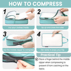 BAGAIL Travel Compression Cubes Set for Packing Ease -  by Handbags Specialist Headquarter | Available at Handbags Specialist Headquarter