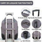 EMPSIGN 16 Wheeled Underseat Travel Bag -  by Handbags Specialist Headquarter | Available at Handbags Specialist Headquarter