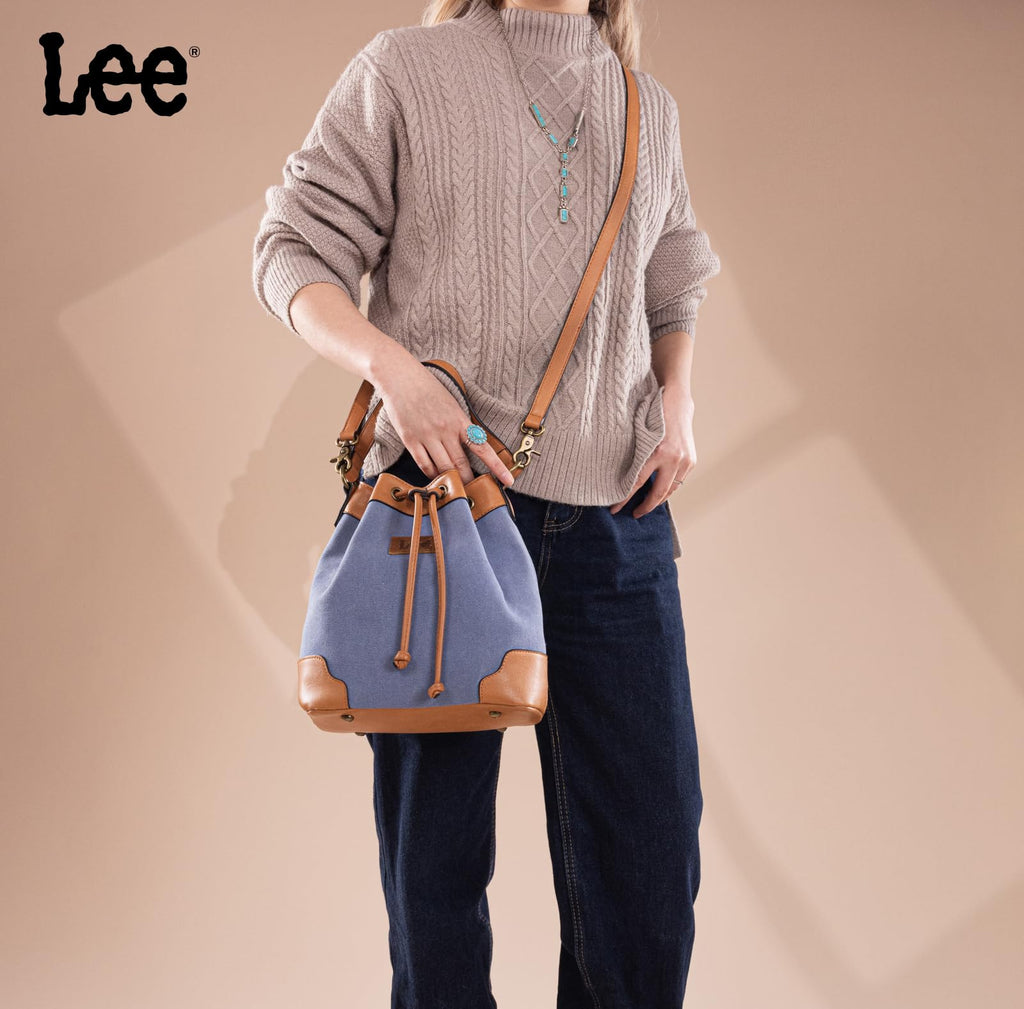 Montana West Lee Drawstring Hobo Bucket Bag -  by Handbags Specialist Headquarter | Available at Handbags Specialist Headquarter