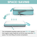 BAGAIL Travel Compression Cubes Set for Packing Ease -  by Handbags Specialist Headquarter | Available at Handbags Specialist Headquarter