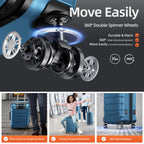 Expandable ShowKoo Suitcase - Durable & TSA Lock - Luggage Travel Bags by Handbags Specialist Headquarter | Available at Handbags Specialist Headquarter