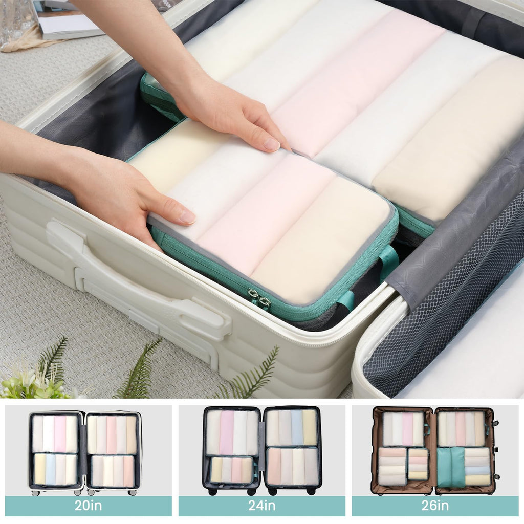 BAGAIL Travel Compression Cubes Set for Packing Ease -  by Handbags Specialist Headquarter | Available at Handbags Specialist Headquarter