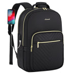 Chic Leather Laptop Backpack for Women - LoveVook - Backpack Bags by Handbags Specialist Headquarter | Available at Handbags Specialist Headquarter