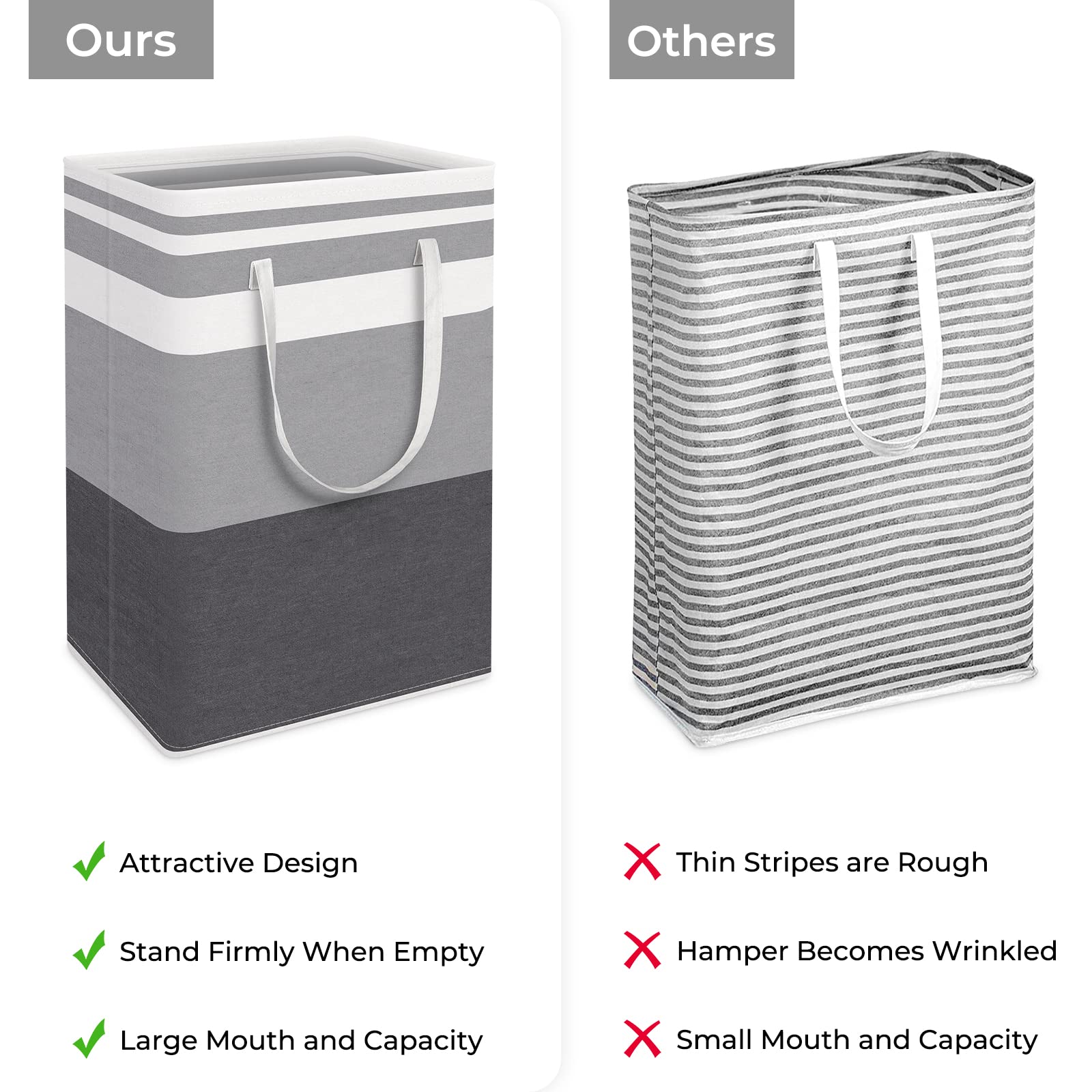 HomeHacks Duo Waterproof Laundry Baskets - Laundry Baskets by Handbags Specialist Headquarter | Available at Handbags Specialist Headquarter