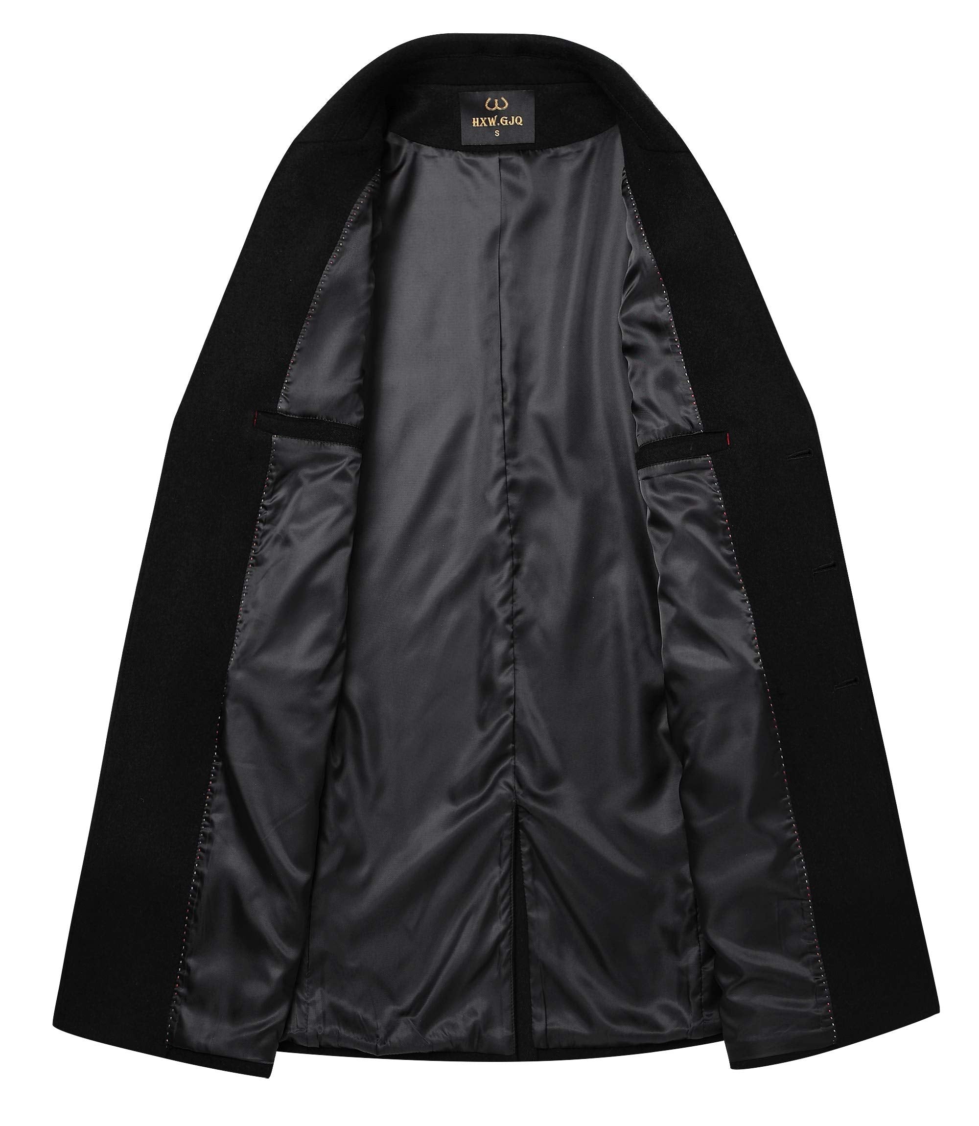Men's Premium Wool Blend Double Breasted Coat