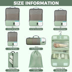 BAGAIL Expandable Travel Compression Cubes Set -  by Handbags Specialist Headquarter | Available at Handbags Specialist Headquarter