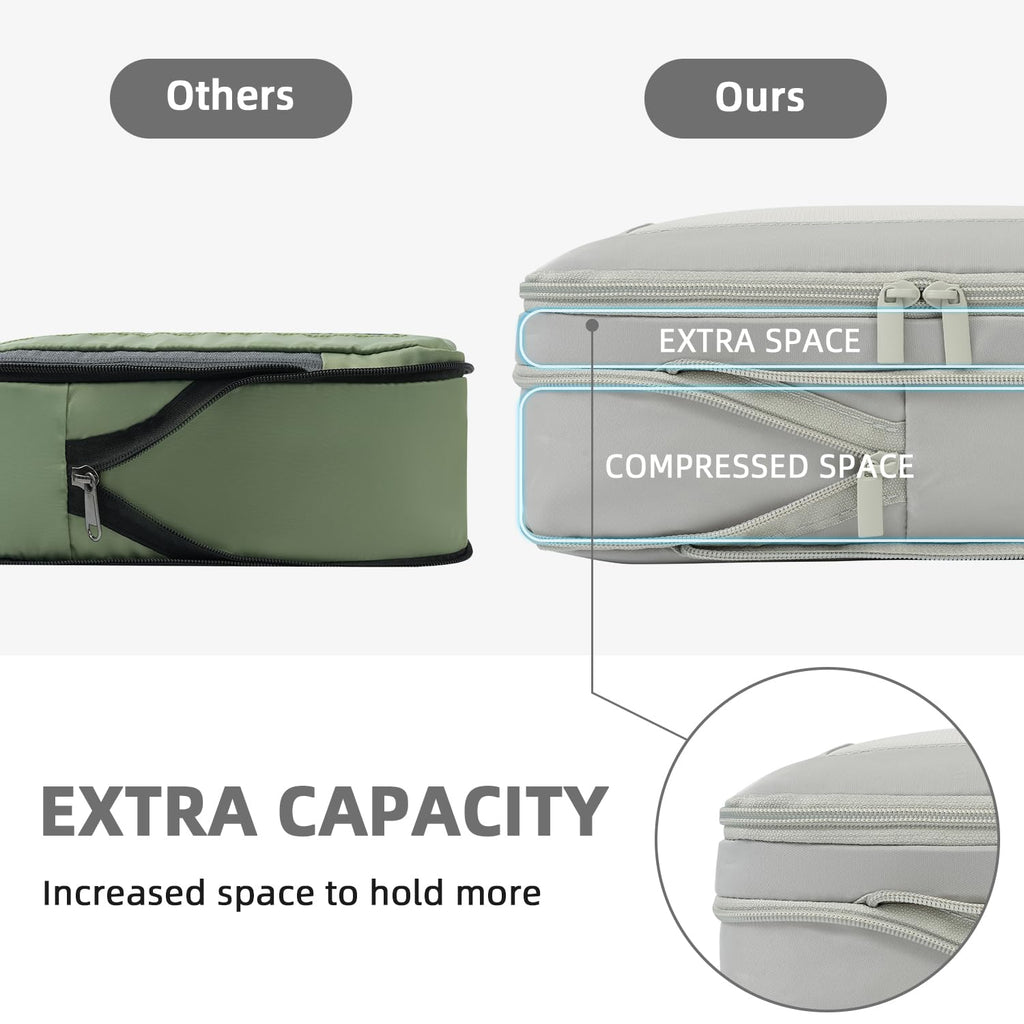 BAGAIL Expandable Travel Compression Cubes Set -  by Handbags Specialist Headquarter | Available at Handbags Specialist Headquarter