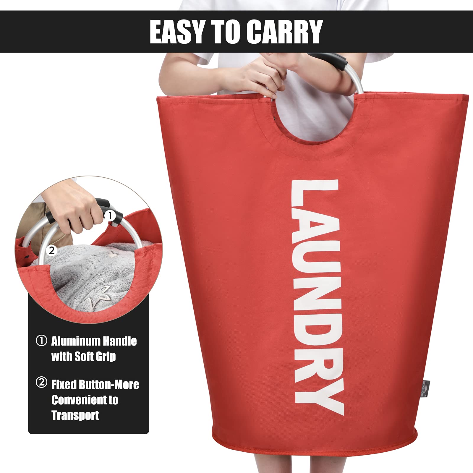 FoldAway Laundry Hamper - Laundry Baskets by Handbags Specialist Headquarter | Available at Handbags Specialist Headquarter