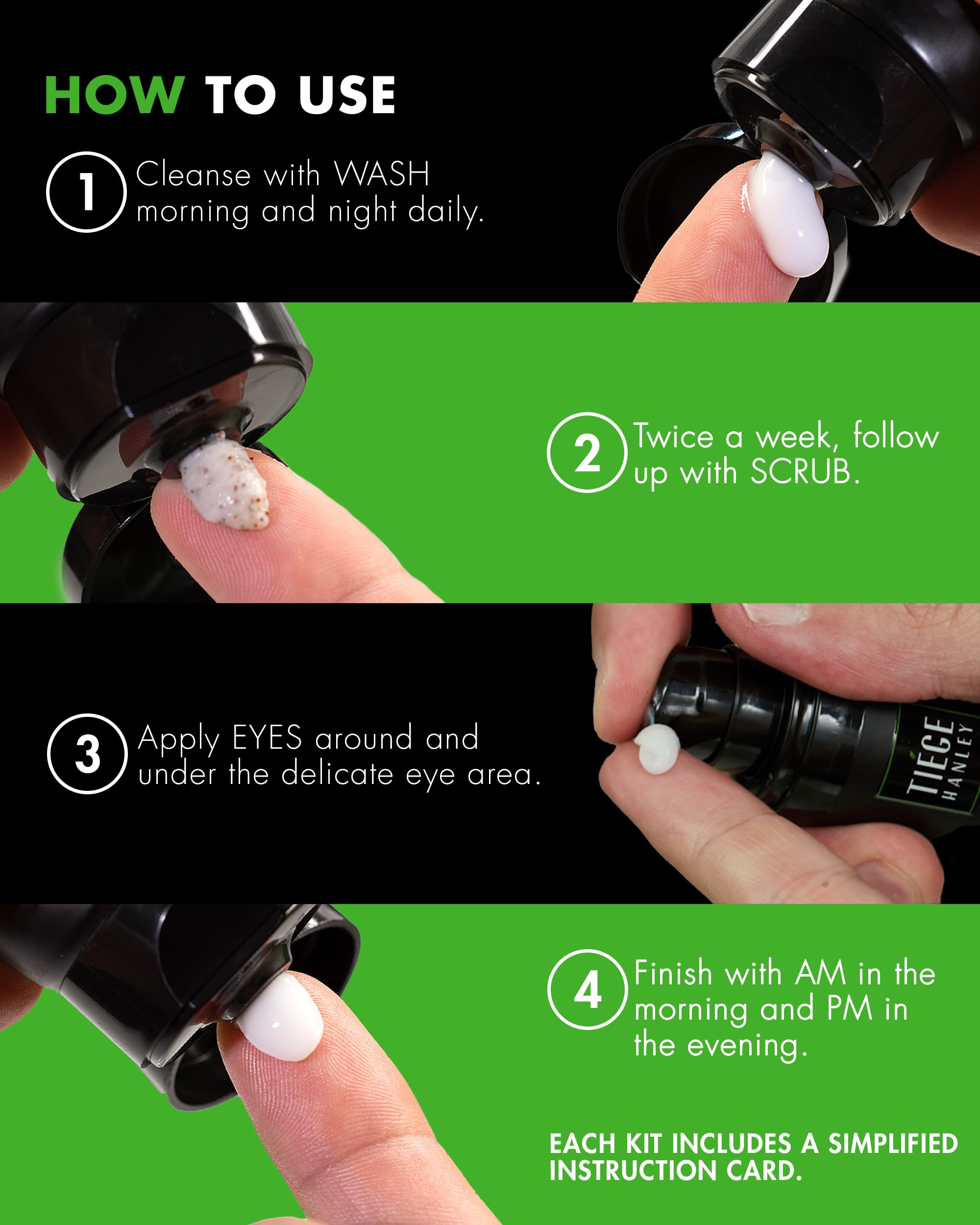 Tiege Hanley Men's Skin Care Set - Level 1 Kit